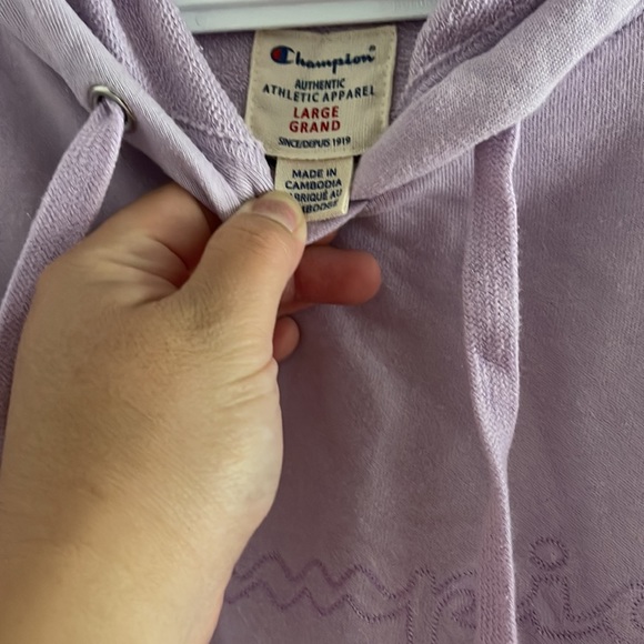 Champion lilac hoodie - Picture 4 of 5